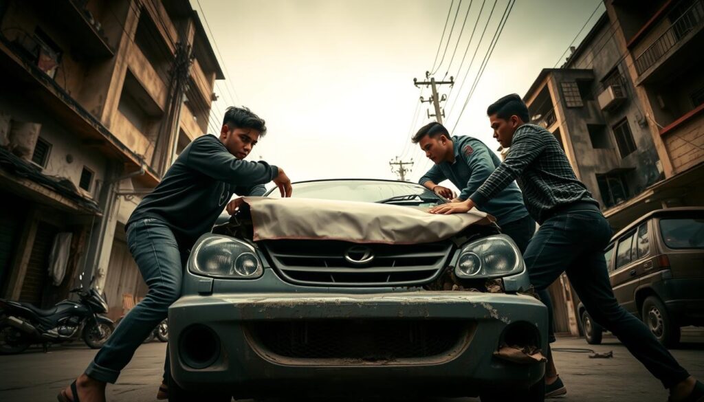 Motif Pemuda Lempar Mobil YouTuber
