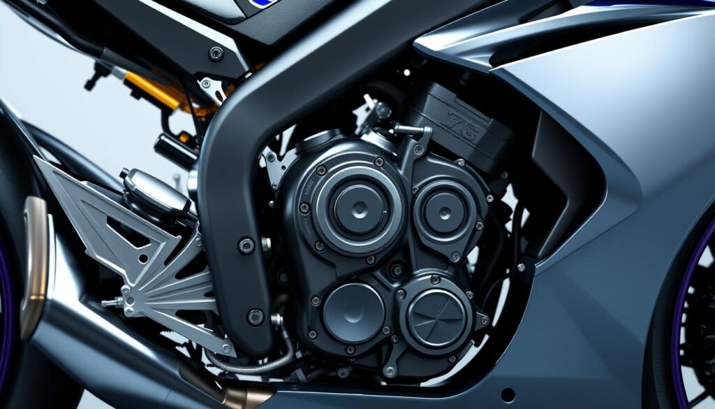 Motor YZR M1 Mesin V4