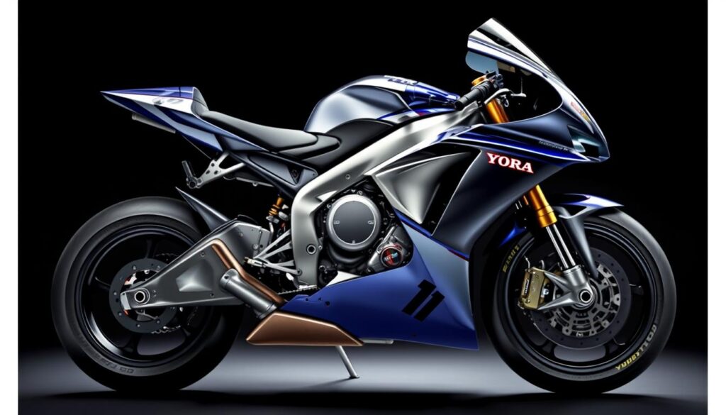 Penampakan Motor YZR M1 Mesin V4