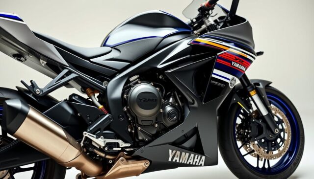 Penampakan Motor YZR M1 Mesin V4