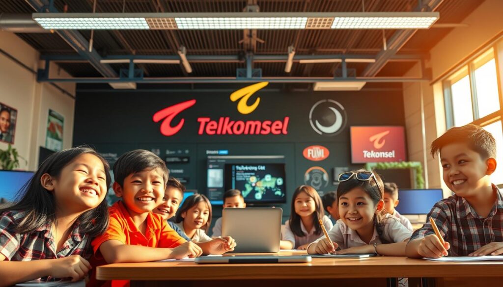 Telkomsel mendukung pendidikan di Indonesia