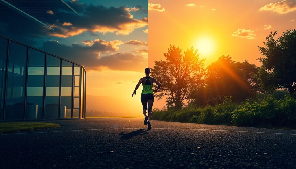 Memulai perjalanan menggabungkan latihan outdoor dan indoor untuk kebugaran optimal Memulai perjalanan menggabungkan latihan outdoor dan indoor untuk kebugaran optimal