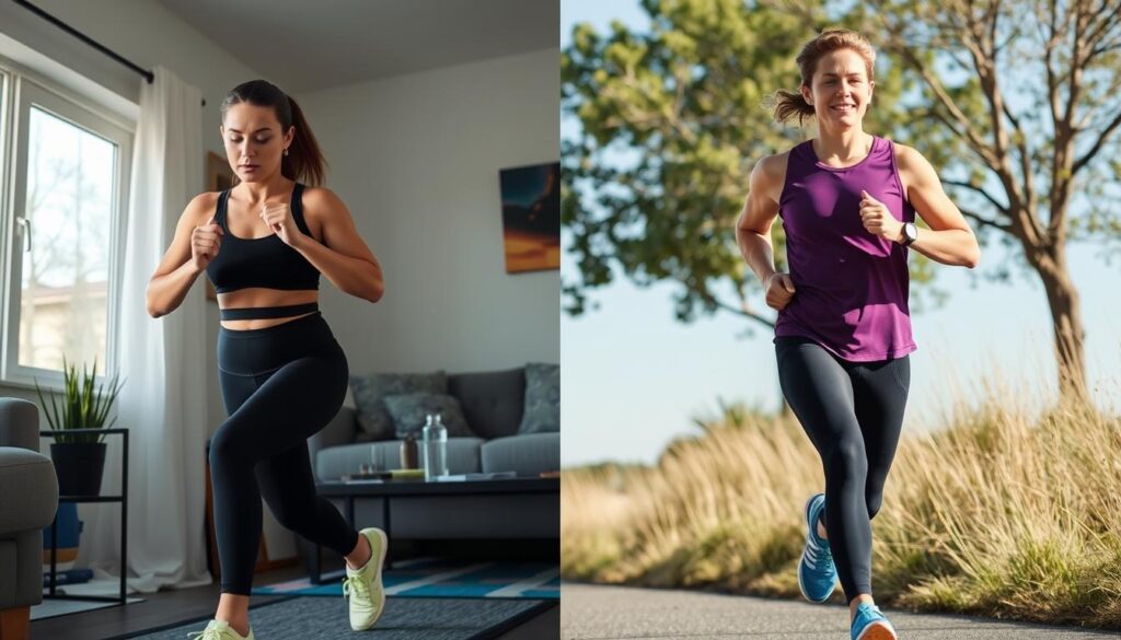 Transisi antara latihan indoor dan outdoor untuk menggabungkan keduanya secara efektif Transisi antara latihan indoor dan outdoor untuk menggabungkan keduanya secara efektif